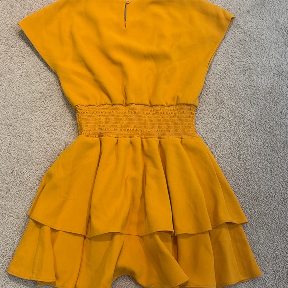 Habitual Girls  Golden Yellow Dress size 12 - Picture 3 of 3